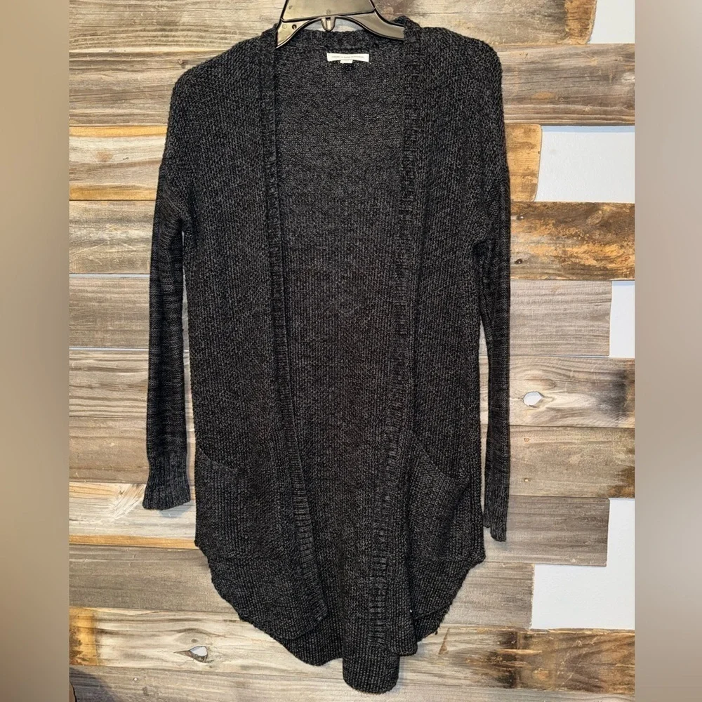American Eagle  Dark gray, long cardigan with pockets  Xxs size
